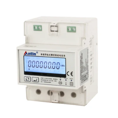 At100g-Yf Single Phase DIN Rail Prepaid Energy Meter, Prepaid Electricity Meter, Prepaid Power Meter, Meter for Electricity