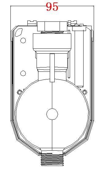 IP68 DN 15 Sts Keypad Prepaid Water Meter