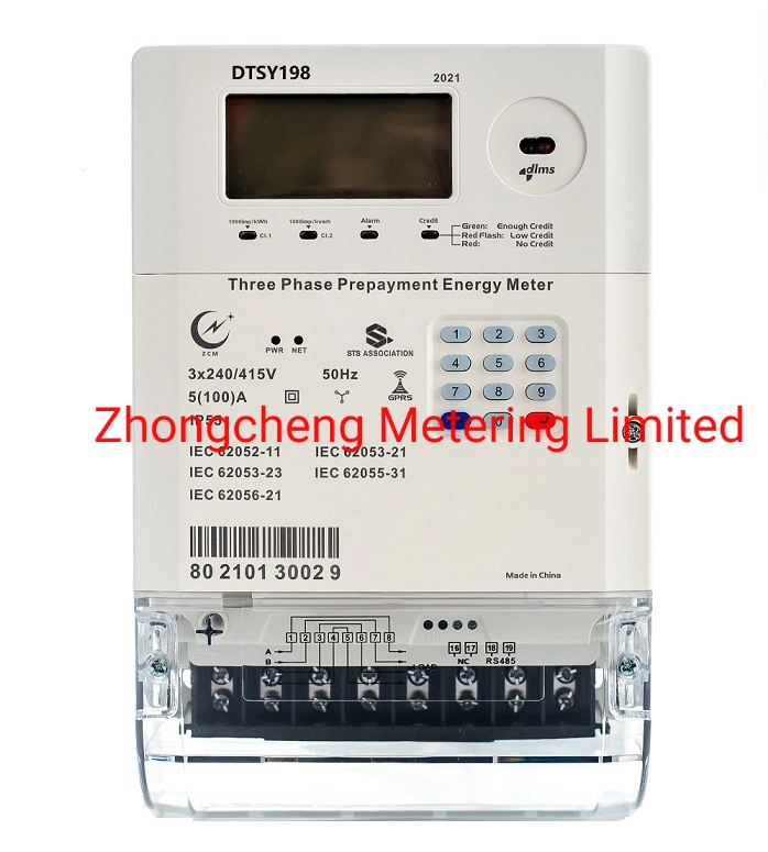 Three Phase Sts Smart Prepayment Energy Meter