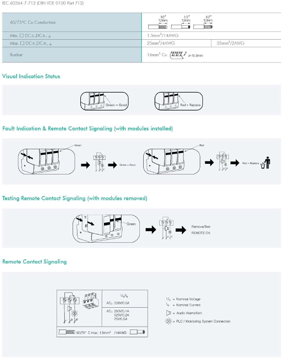 TUV CE Voltage Protector Surge Lightning Protection Device 3p 1000V DC SPD for Solar System