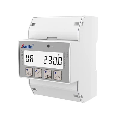 At180g-CT Three Phase DIN Rail Energy Meter, CT Power Meter, DIN Rail Electric Meter