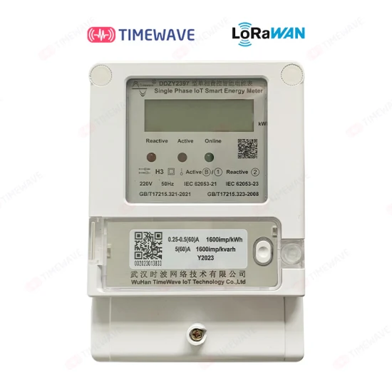 Smart Electric Meter: Single & Three Phase, Lorawan/4G/RS485/Cat. 1 with Ami/AMR Solution