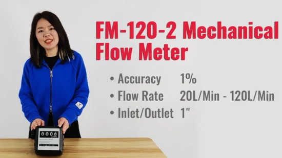 1 Inch Turbine Mechanical Diesel Counter Digital Petrol Consumption Fuel Flow Meter