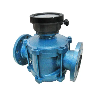 DN50 150-1500L/H Mechanical Type Oval Gear Asphalt Flow Meter