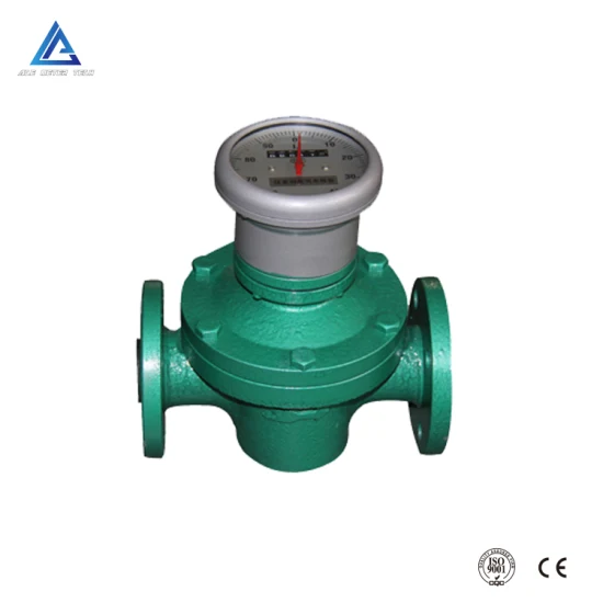 ANSI Flange Oval Gear Flowmeter Volumetric Flow Meter Positive Displacement Flow Meter for Heavy Oil